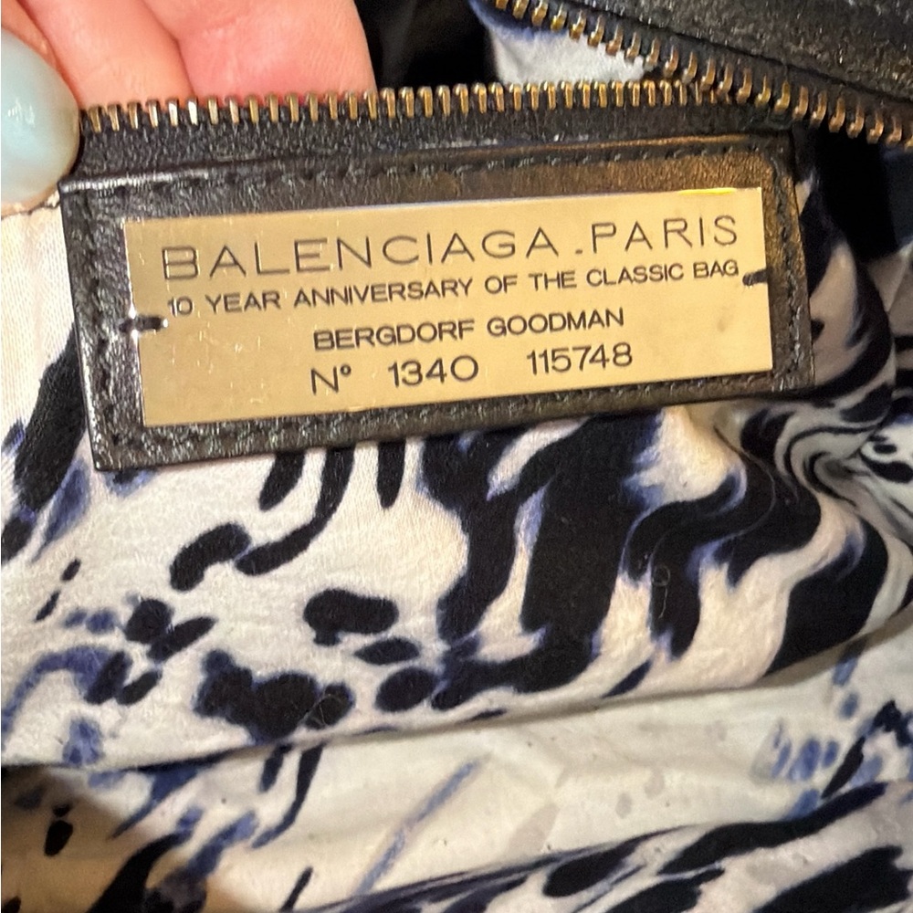 Balenciaga Metallic classic city bag - Picture 14 of 17
